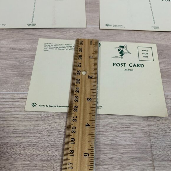 Vintage Weeki Wachee Girls Mermaids Postcards Ephemera Unused Lot Of 5 - Picture 9 of 9